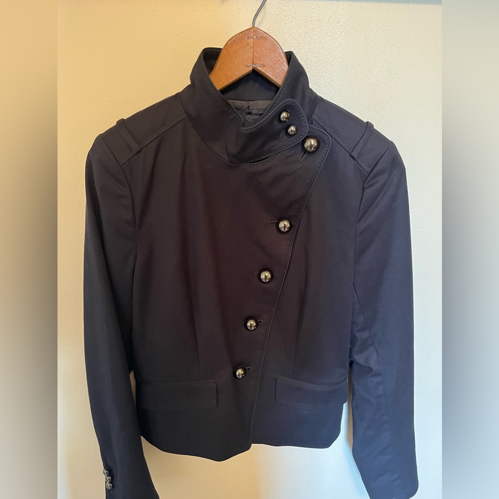 Club Monaco Military Women's Black Blazer/Jacket - M